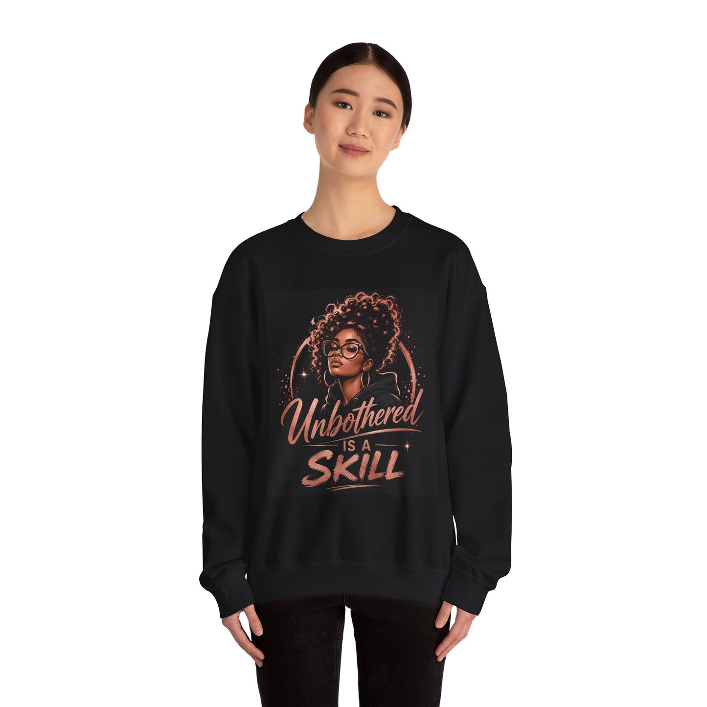 Q. Massie Empowerment Crewneck Sweatshirt — "Wear your healing. Wear your power."
