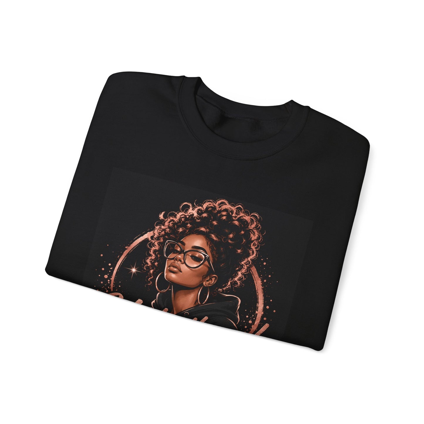 Q. Massie Empowerment Crewneck Sweatshirt — "Wear your healing. Wear your power."