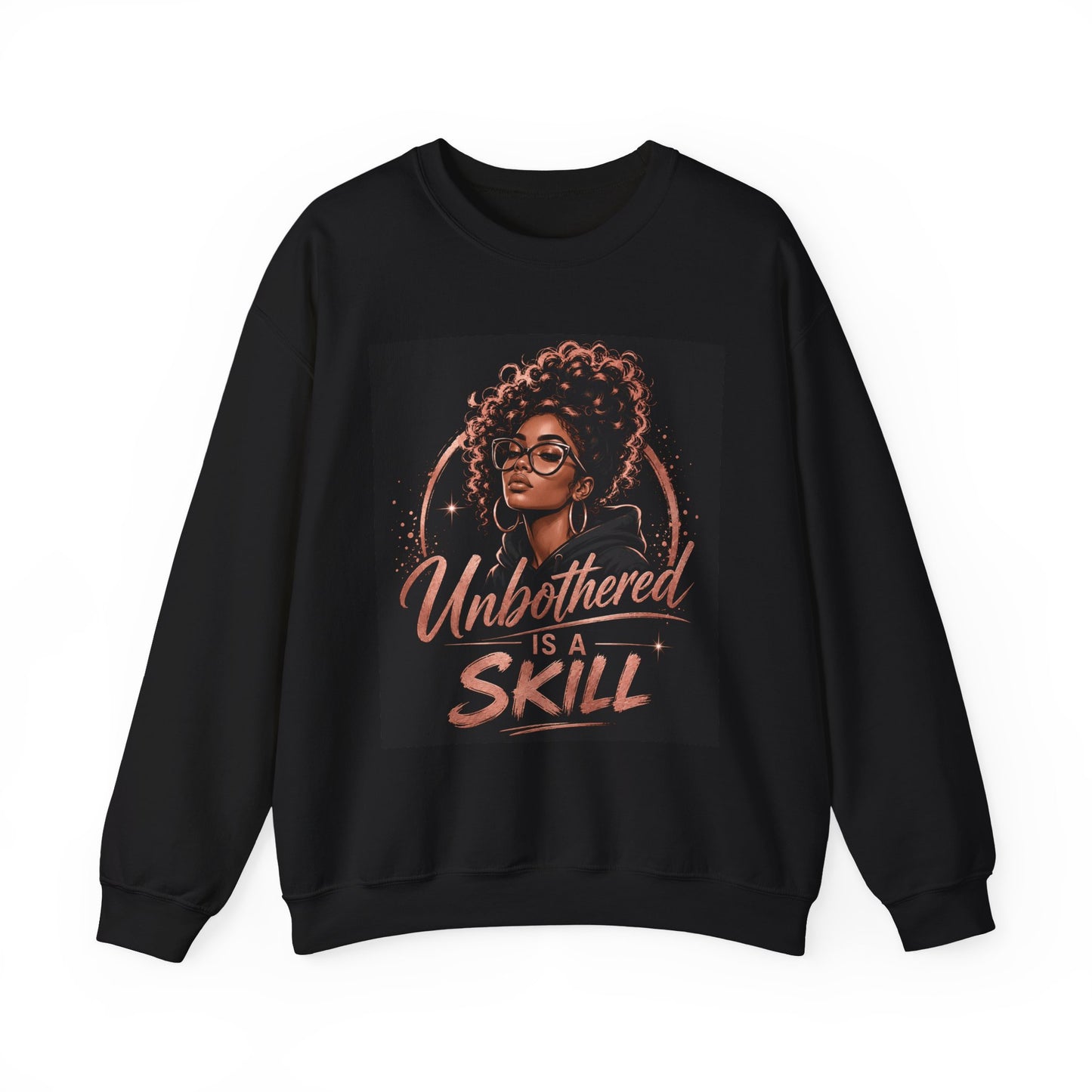 Q. Massie Empowerment Crewneck Sweatshirt — "Wear your healing. Wear your power."